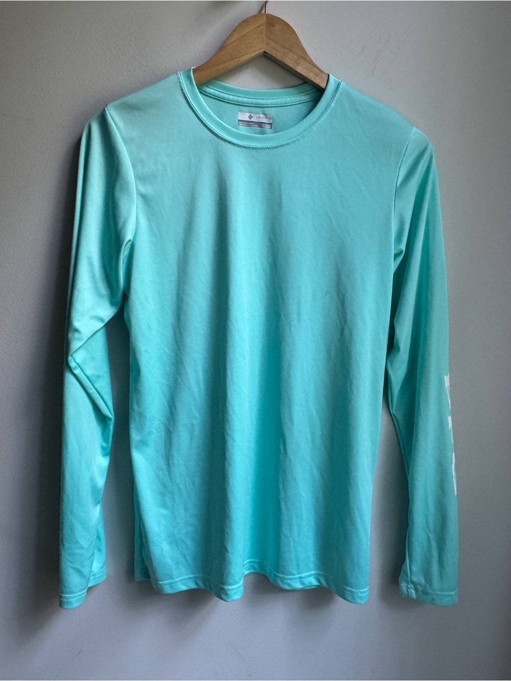 Kids Long-Sleeve Performance Tee - Aqua